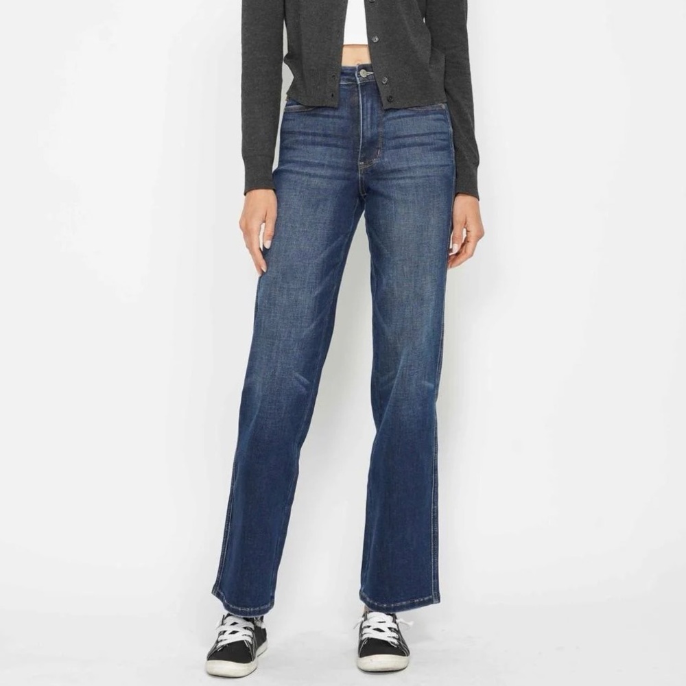 Judy Blue High Waist Tummy Control Classic Straight Denim Jeans 88869